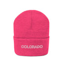 Colorado Beanie - Adult Embroidered Colorado Knit Hat-18