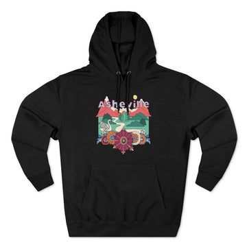 Buy black Premium Asheville, North Carolina Hoodie - Boho Unisex Sweatshirt