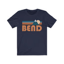 Bend, Oregon T-Shirt - Retro Mountain Adult Unisex Bend T Shirt-6