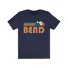 Bend, Oregon T-Shirt - Retro Mountain Adult Unisex Bend T Shirt