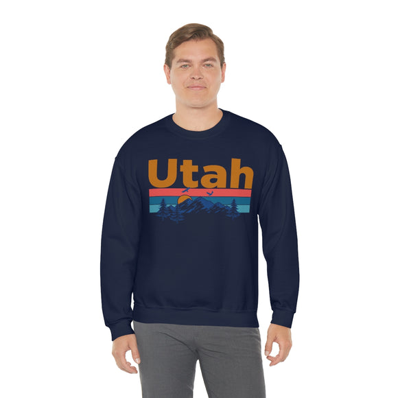 Utah Sweatshirt - Mountain & Birds Unisex