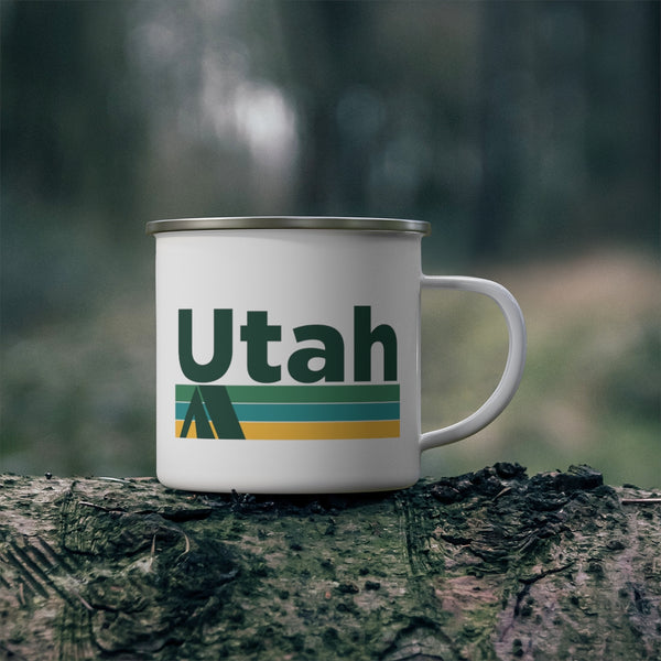 Utah Camp Mug - Retro Camping Utah Mug