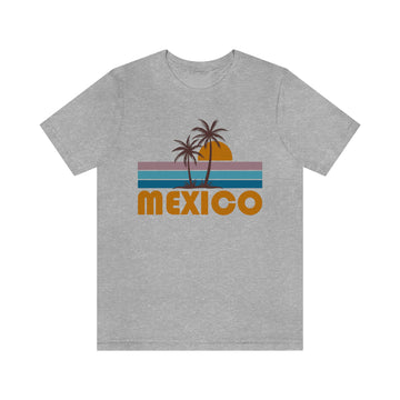 Mexico T-Shirt - Retro Palm Tree Unisex Mexico Shirt