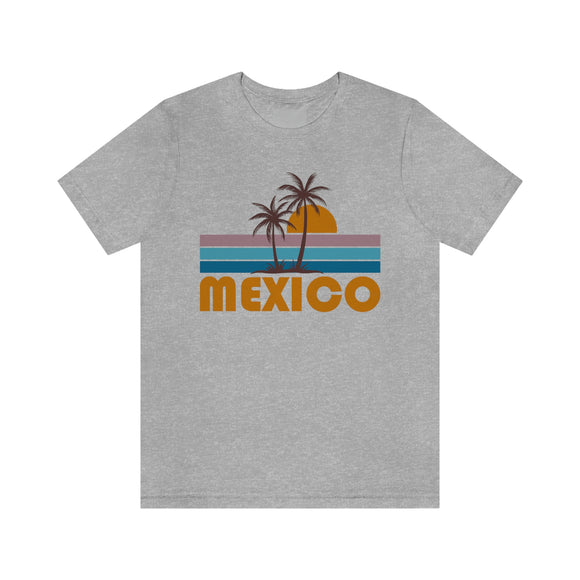 Mexico T-Shirt - Retro Palm Tree Unisex Mexico Shirt