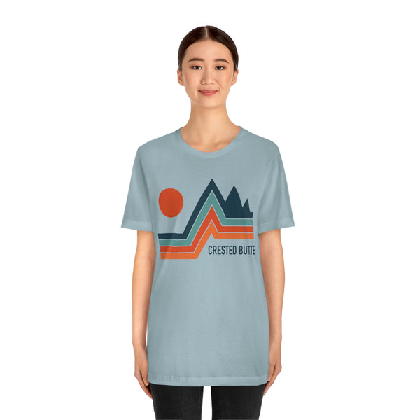 Crested Butte, Colorado T-Shirt - Retro Mountain Unisex Crested Butte Shirt