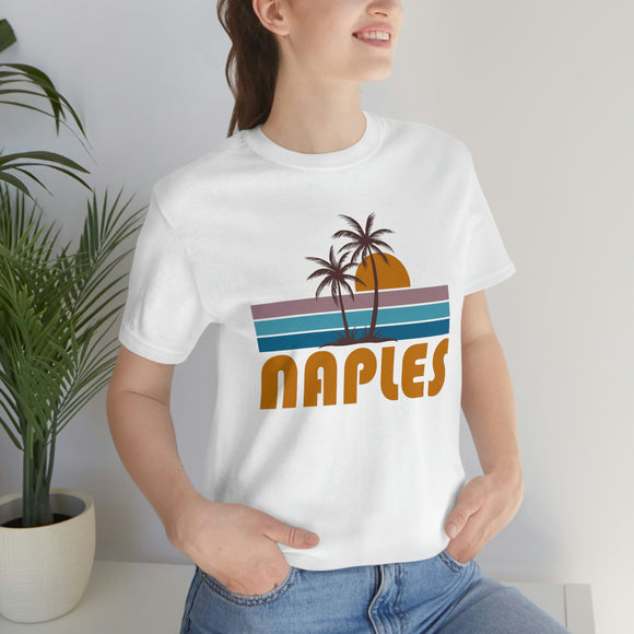 Naples, Florida T-Shirt - Retro Palm Tree Unisex Naples Shirt