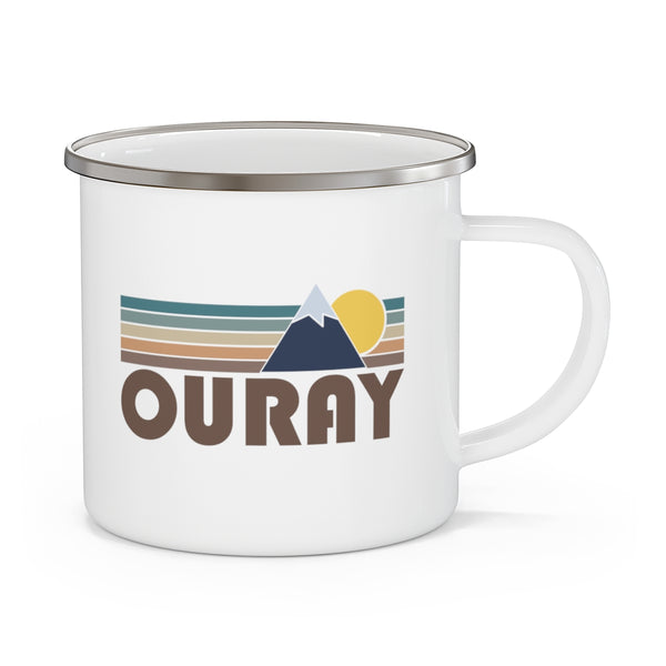 Ouray, Colorado Camp Mug - Retro Enamel Camping Ouray Mug