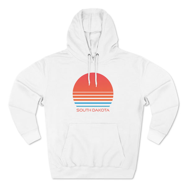 Premium South Dakota Hoodie - Retro 80s Unisex Sweatshirt