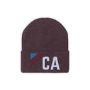 California Beanie - Adult Embroidered Retro California Knit Hat-17