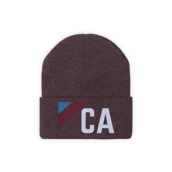 California Beanie - Adult Embroidered Retro California Knit Hat