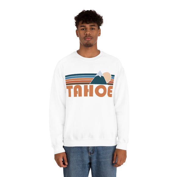 Tahoe, California Sweatshirt - Retro Mountain Unisex