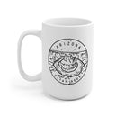 Arizona Mug - State Design White Ceramic Arizona Mug (11oz & 15oz)-1