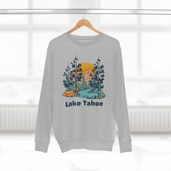 Premium Lake Tahoe Sweatshirt - Unisex Premium Crewneck Lake Tahoe, California Sweatshirt