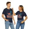 Maui, Hawaii T-Shirt - Retro Palm Tree & Beach Unisex Maui Shirt
