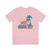 Siesta Key, Florida T-Shirt - Retro Palm Tree & Beach Unisex Siesta Key Shirt