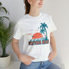 Daytona Beach, Florida T-Shirt - Retro Palm Tree & Beach Unisex Daytona Beach Shirt