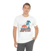 Jupiter, Florida T-Shirt - Retro Palm Tree & Beach Unisex Jupiter Shirt