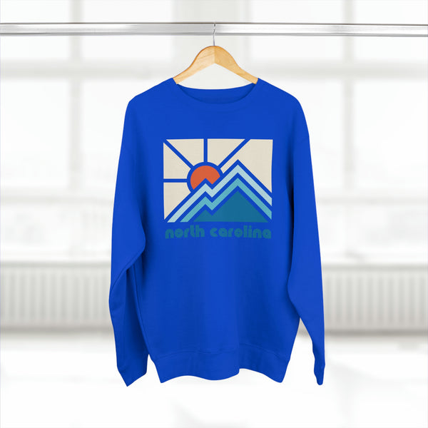 Premium North Carolina Crewneck Sweatshirt - Retro Unisex Sweatshirt