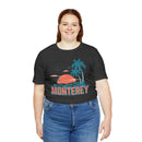 Monterey, California T-Shirt - Retro Palm Tree & Beach Unisex Monterey Shirt-79