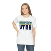 Utah T-Shirt - Retro Mountain Bike Adult Unisex Utah T Shirt
