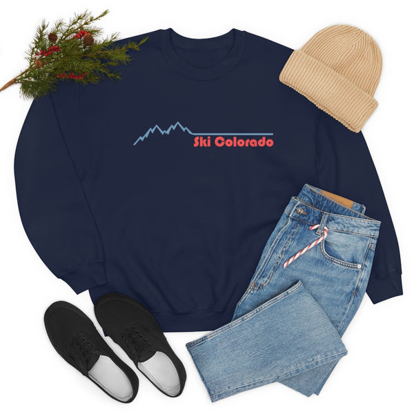 Ski Colorado Sweatshirt - Mountain Pulse Unisex