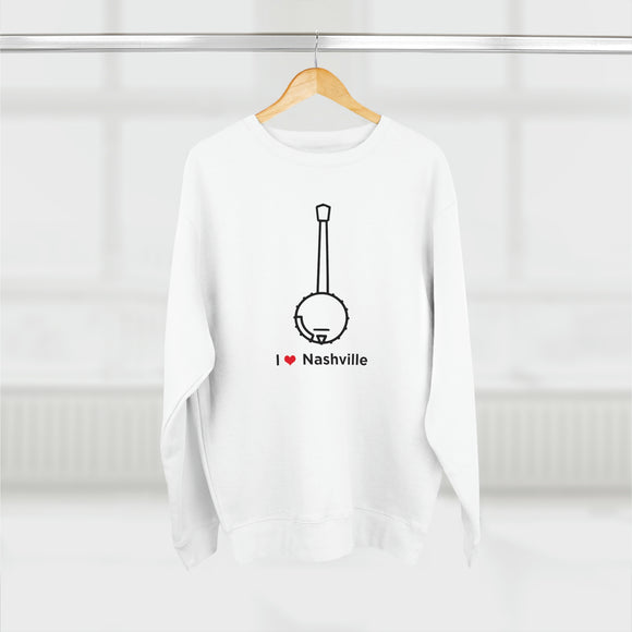 Premium Nashville, Tennessee Crewneck Sweatshirt - Retro Unisex Sweatshirt