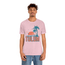 Tulum, Mexico T-Shirt - Retro Palm Tree & Beach Unisex Tulum Shirt-68