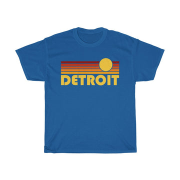 Buy royal Detroit, Michigan T-Shirt - Unisex Retro Detroit Shirt
