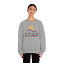 Utah Sweatshirt Mountain - Retro Unisex Mountain-18