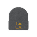 California Knit Beanie - Adult Embroidered I Heart / Love California Knit Hat-5