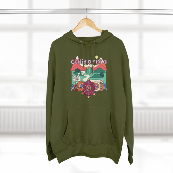 Premium California Hoodie - Boho Unisex Sweatshirt