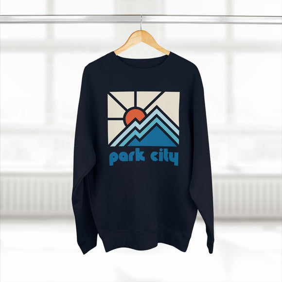 Premium Park City, Utah Crewneck Sweatshirt - Retro Unisex Sweatshirt