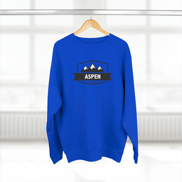 Premium Aspen, Colorado Crewneck Sweatshirt - Retro Unisex Sweatshirt