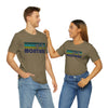 Montana T-Shirt - Retro Mountain Bike Adult Unisex Montana T Shirt