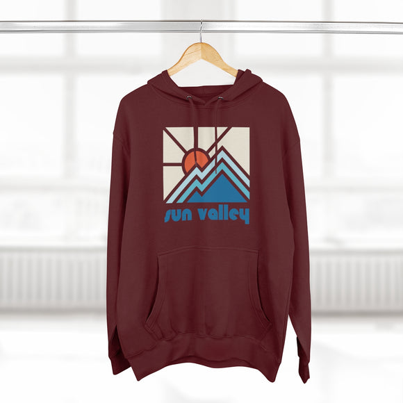 Premium Sun Valley, Idaho Hoodie - Min Mountain Unisex Sweatshirt