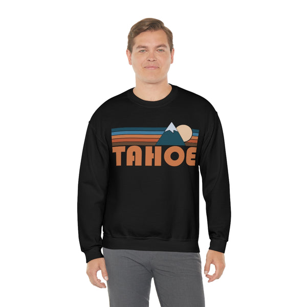 Tahoe, California Sweatshirt - Retro Mountain Unisex