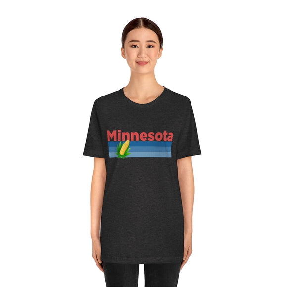 Minnesota T-Shirt - Retro Corn Unisex Minnesota Shirt