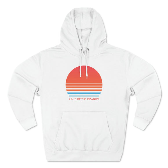 Premium Lake of the Ozarks, Missouri Hoodie - Retro 80s Unisex Sweatshirt