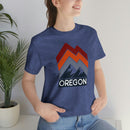 Oregon T-Shirt - Retro Mountain Unisex Oregon Shirt-51