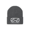 Colorado Knit Beanie - Adult Embroidered Ski Goggles Colorado Knit Hat-5