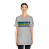 Jackson Hole T-Shirt - Retro Mountain Bike Adult Unisex Jackson Hole, Wyoming T Shirt