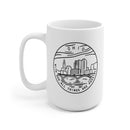 Ohio Mug - State Design White Ceramic Ohio Mug (11oz & 15oz)-1