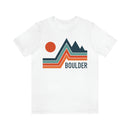 Boulder, Colorado T-Shirt - Retro Mountain Unisex Boulder Shirt-10