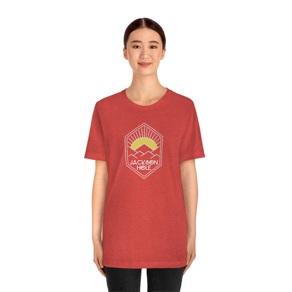 Jackson Hole, Wyoming T-Shirt - Sun Unisex Jackson Hole Shirt