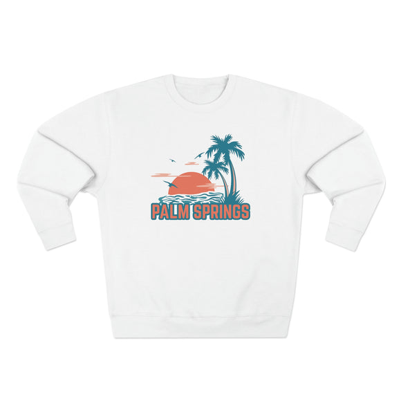 Premium Palm Springs, California Sweatshirt - Unisex Premium Crewneck Sweatshirt