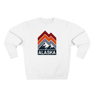 Premium Alaska Sweatshirt - Retro Unisex Premium Crewneck Alaska Sweatshirt