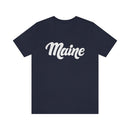 Maine T-Shirt - Hand Lettered Unisex Maine Shirt-18