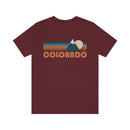 Colorado T-Shirt - Retro Mountain Unisex Colorado Shirt-21