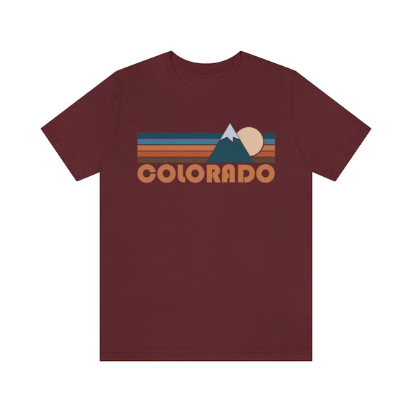 Colorado T-Shirt - Retro Mountain Unisex Colorado Shirt