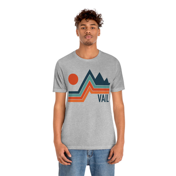 Vail, Colorado T-Shirt - Retro Mountain Unisex Vail Shirt